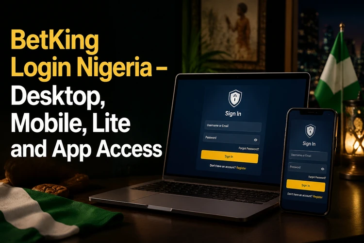 BetKing Login Nigeria - Complete Guide to Desktop, Mobile, Lite and App Access